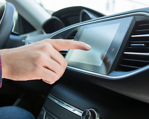 Auto-Dashboard-Bildschirm